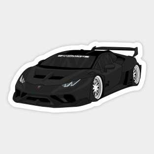 HURACAN BLACK Sticker